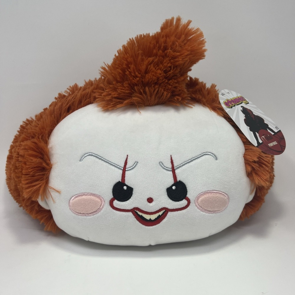 Atamas by Russ 12-Inch Pennywise It Plush - Iconic Character Heads - Super-Soft